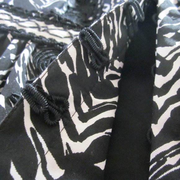 Nanette Lepore Jacket 4 Black/White - Picture 8 of 9